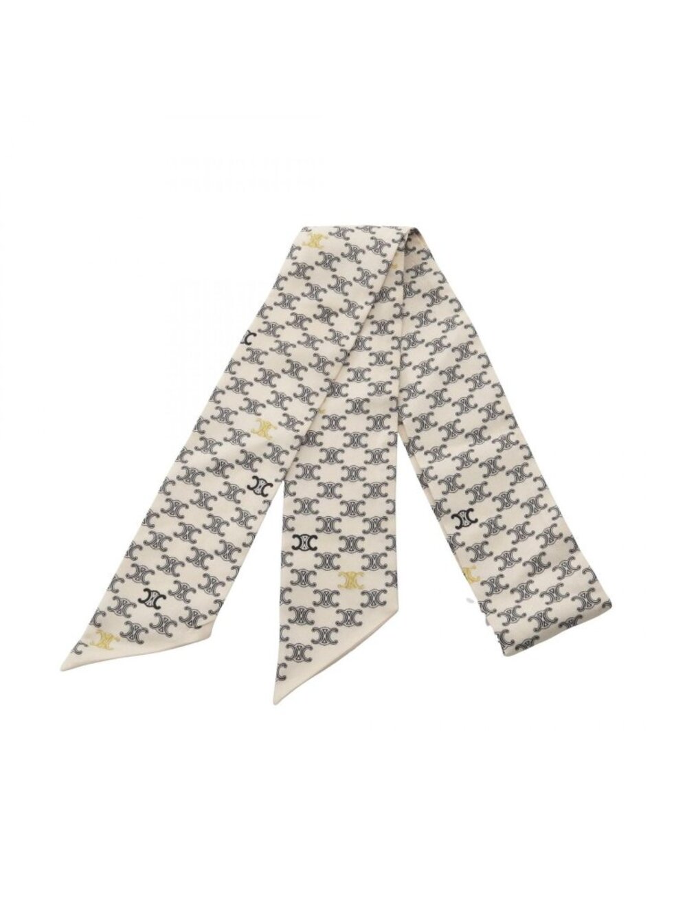 Celine Scarf Lavalliere Triomphe Ribbon Silk